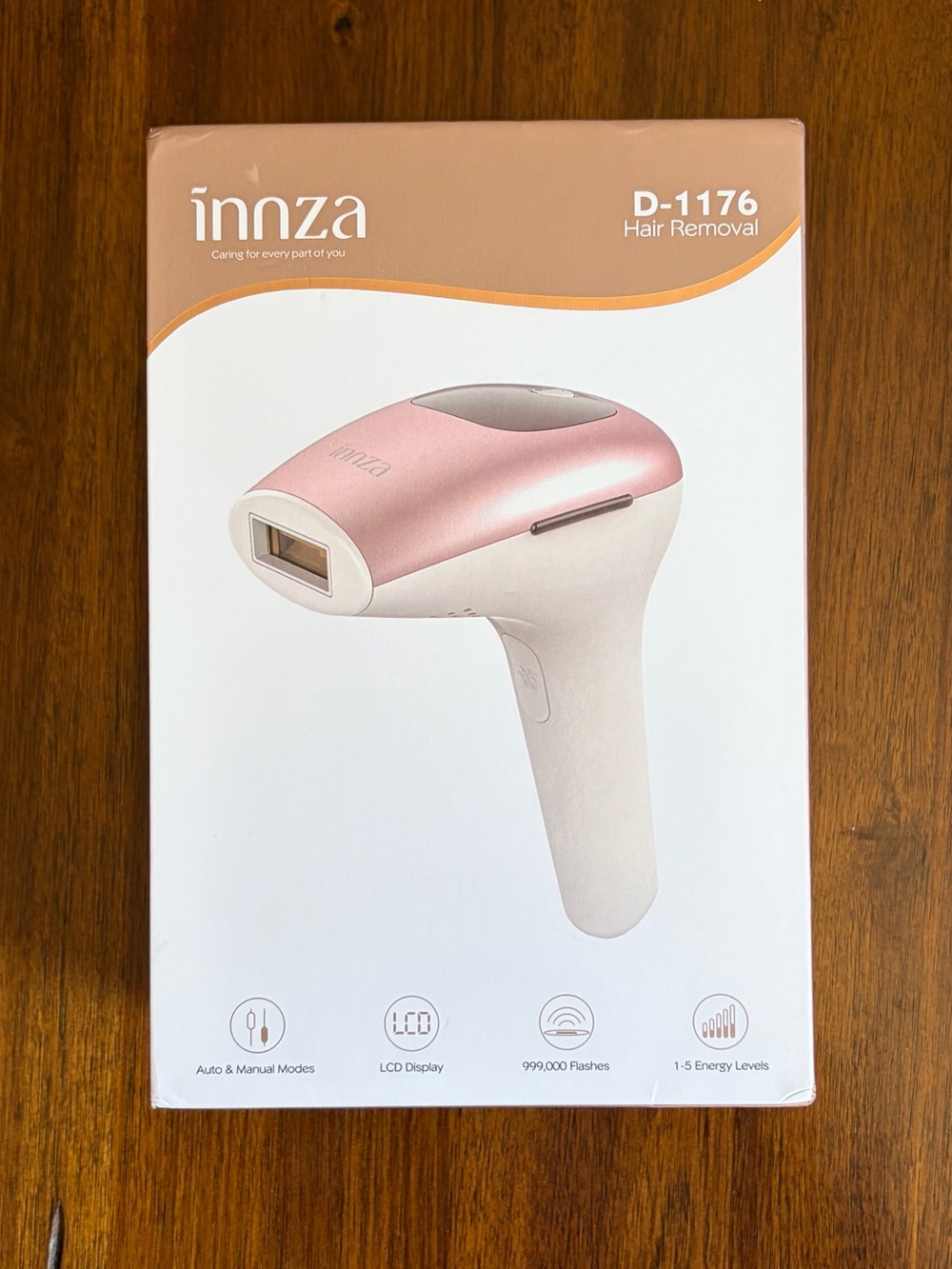 Innza D-1176 Pink & White Hair Removal Device